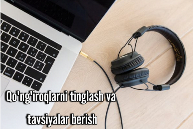 Savdo bolimi xodimlarining qongiroqlarini tinglash, tavsiyalar berish