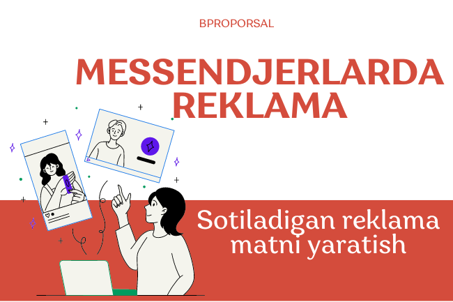 Messendjerlarda tarqatish uchun tayyor sotuv matnini yozish