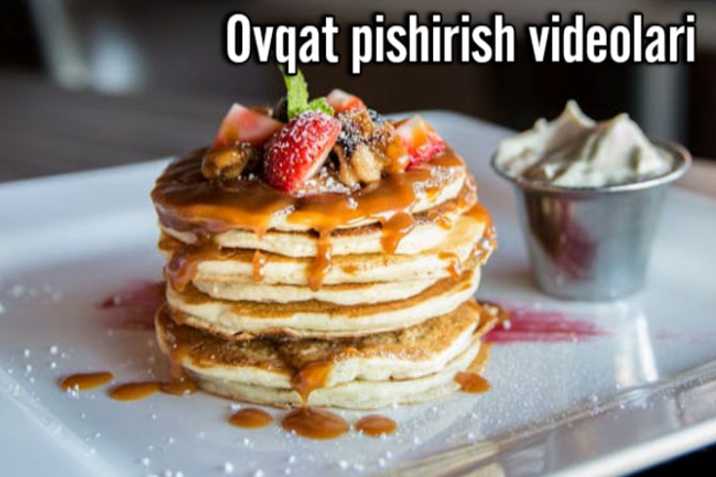 Ovqat pishirish videolari va boshqalar. Yuqori sifat