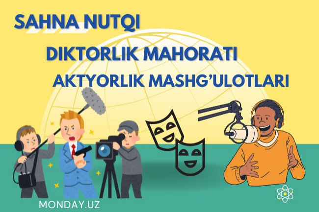 Aktyorlik,diktorlik mahorati va sahna nutqi boyicha Skype darslar