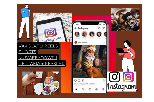Vakolatli reels shorts muvaffaqiyatli reklama + keyslar