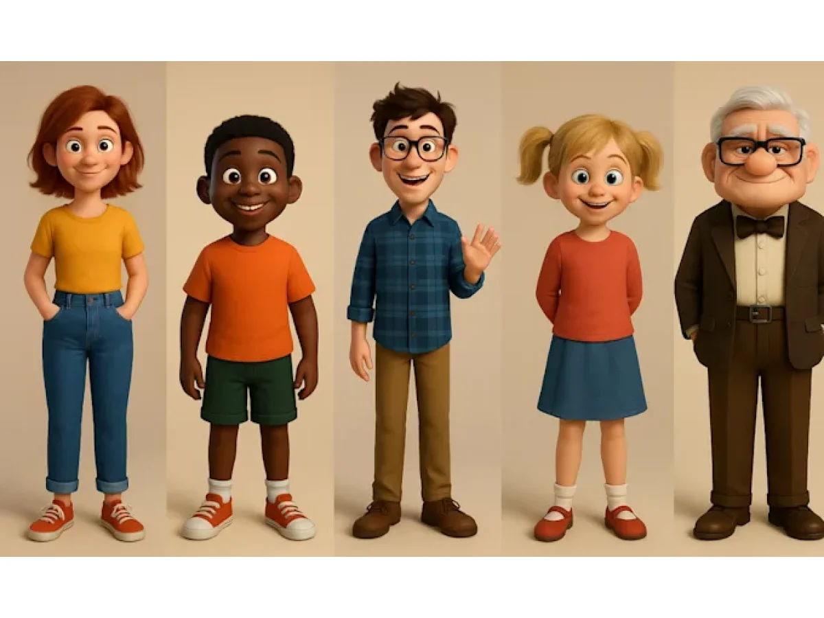 Превращу вас в 3D-мультипликационного персонажа в стиле Pixar