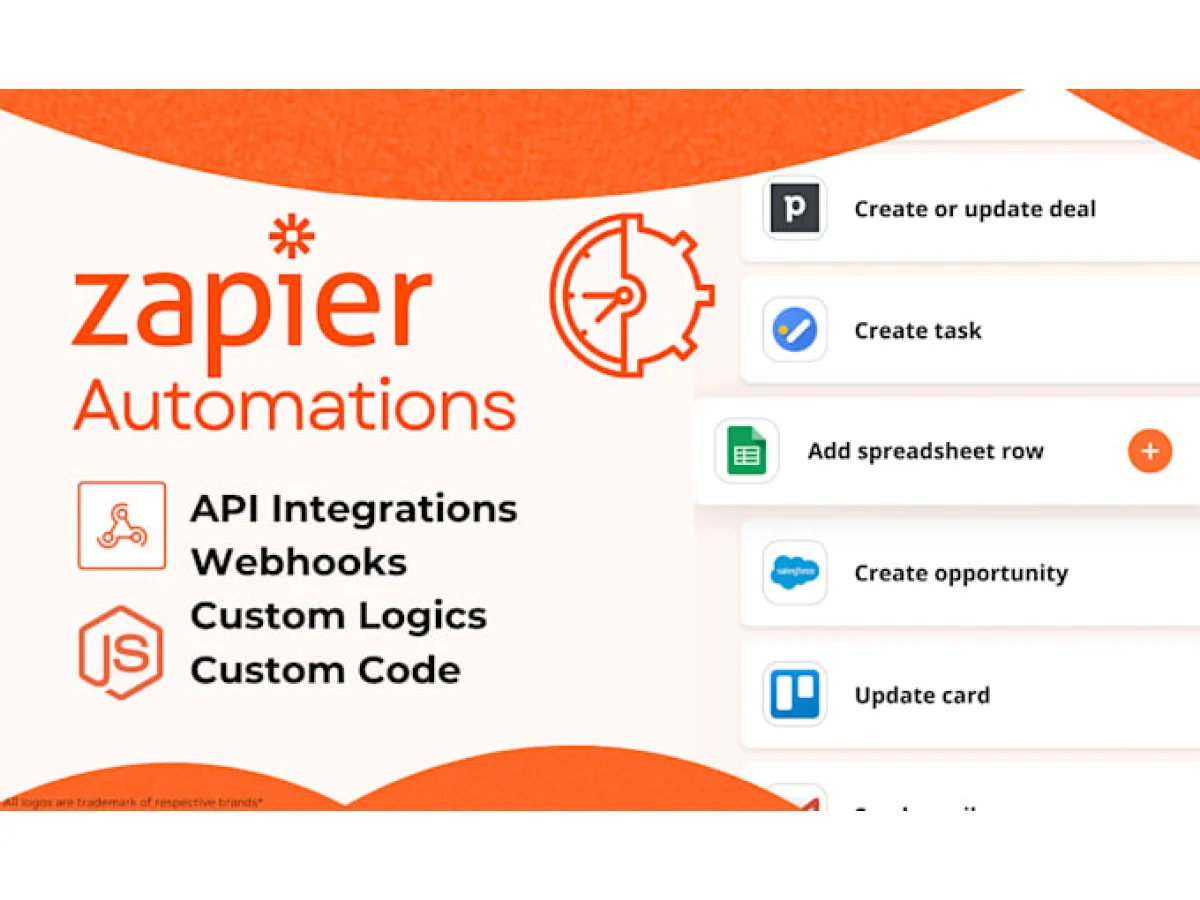 Разработаю автоматизацию Zapier и API-интеграцию